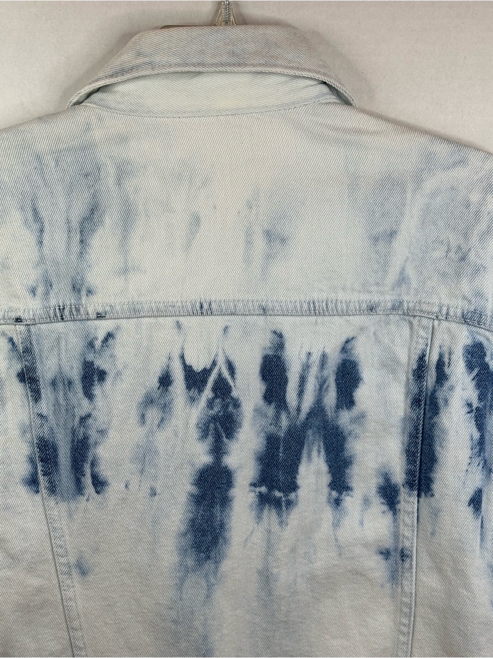 Seven7 Light Blue & White Tie-Dye Denim Jacket, size XL, NWT - Picture 7 of 7